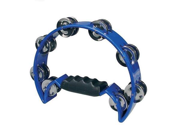 Hayman Half Moon Tambourine, Plastic, Blue