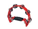 Hayman Half Moon Tambourine, Plastic, Red