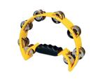 Hayman Half Moon Tambourine, Plastic, Yellow