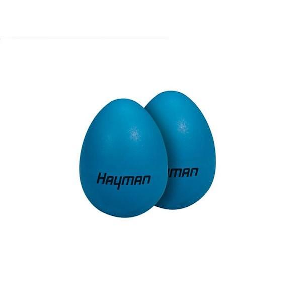 Hayman Shaker Eggs, Plastic, Pair, Blue, 25g
