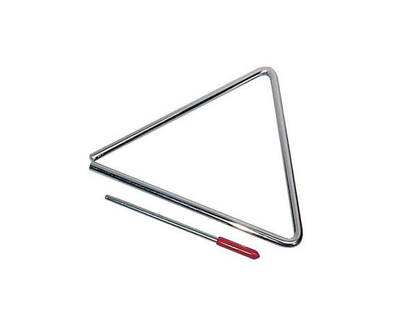Hayman Triangle, Chrome Plated, With Beater, 7"