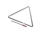 Hayman Triangle, Chrome Plated, With Beater, 8"