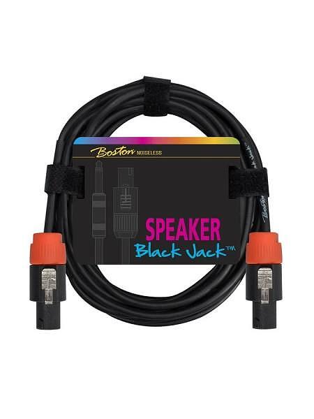 Boston Black Jack Speaker Cable, Speakon, 2x1,5mm, 1m, Black