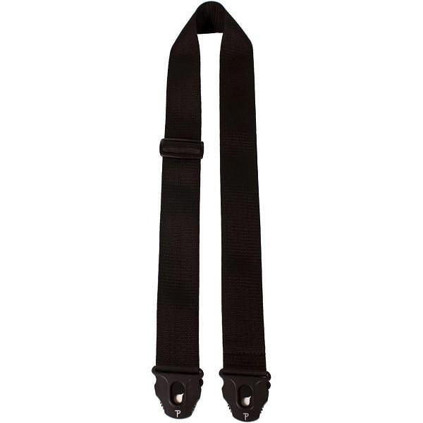 Perri's 2" Nylon Guitar Strap with Lock, Black