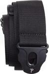 Perri's 2" Nylon Guitar Strap with Lock, Black