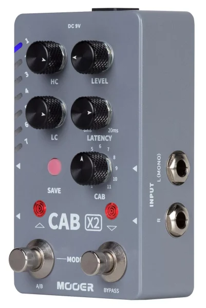Mooer CAB X2, Stereo I/O cabinet simulator