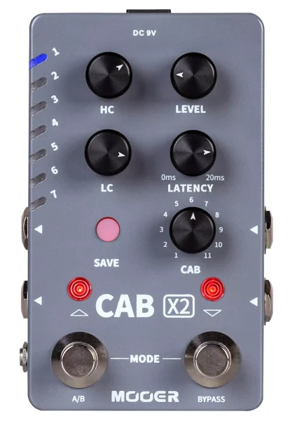 Mooer CAB X2, Stereo I/O cabinet simulator