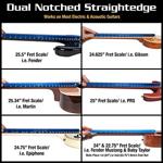 Music Nomad Tri-Beam 3 'n 1 Dual Notched Straightedge & Precision Straightedge