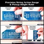 Music Nomad Precision Fret Rocker+ (String Action Gauge and Pickup Height Ruler)