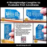 Music Nomad Precision Fret Rocker+ (String Action Gauge and Pickup Height Ruler)