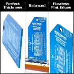 Music Nomad Precision Fret Rocker+ (String Action Gauge and Pickup Height Ruler)