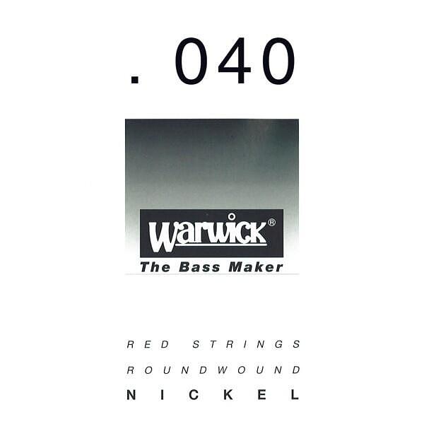 Warwick Red String Single String 040" Nickel Steel