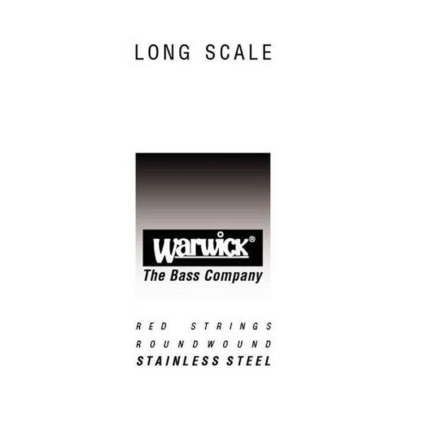 Warwick Red String Single String 130" Stainless Steel