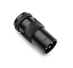 SquarePlug SPX-MBK, Male XLR Connector, Black