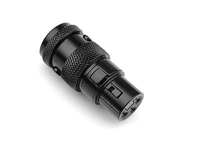 SquarePlug SPX-FBK, Female XLR Connector, Black