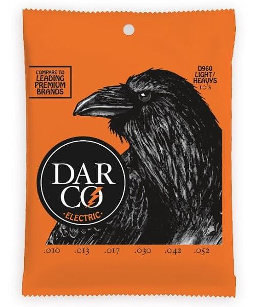 Darco D930 Electric Guitar Strings, Light/Heavy .010-052"