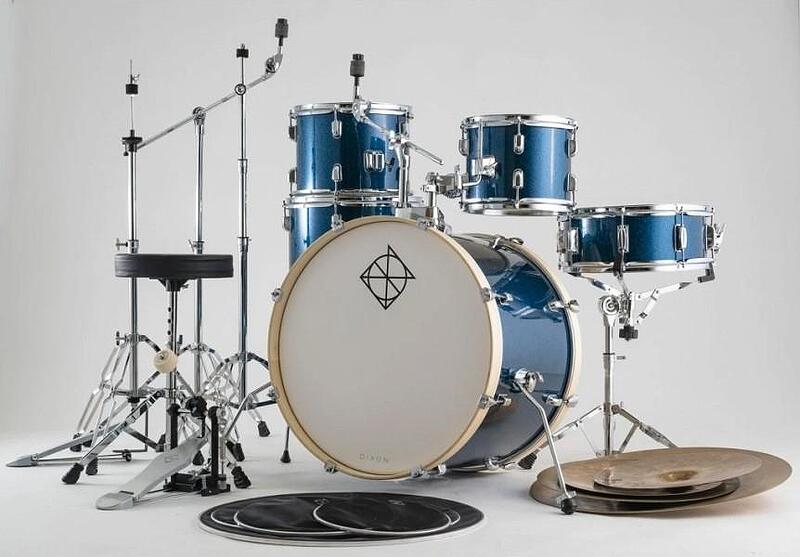 Dixon Spark, Cyclone Blue, 22", 10", 12", 16", Drum Set