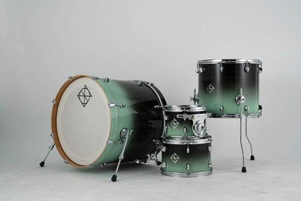 Dixon Fuse Series, Green Ice Fade, 22", 10", 12", 16", Shell Pack