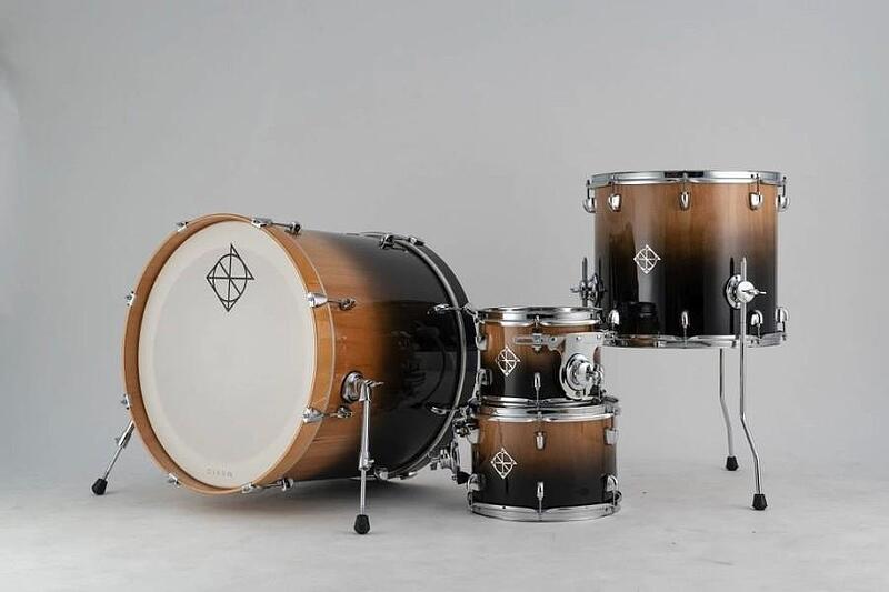 Dixon Fuse Series, Natural To Black Fade, 22", 10", 12", 16", Shell Pack