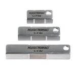 Music Nomad Fret Leveler - Diamond U-File for Leveling Single Guitar Frets - 3 Pack (1.25", 2", 3")