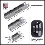 Music Nomad Fret Leveler - Diamond U-File for Leveling Single Guitar Frets - 3 Pack (1.25", 2", 3")