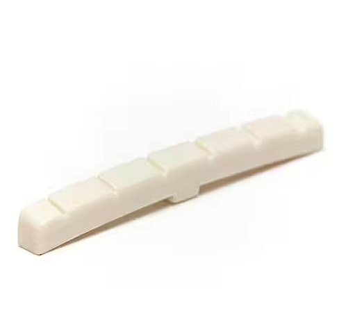 Graph Tech TUSQ F- Style Nut, Flat & Curved Bottom, Slotted