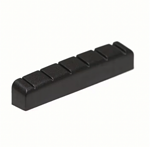 Graph Tech BLACK TUSQ XL Acoustic/Electric Guitar Nut, Flat, Slotted, 1 21/32 Length, 1/4 Thick