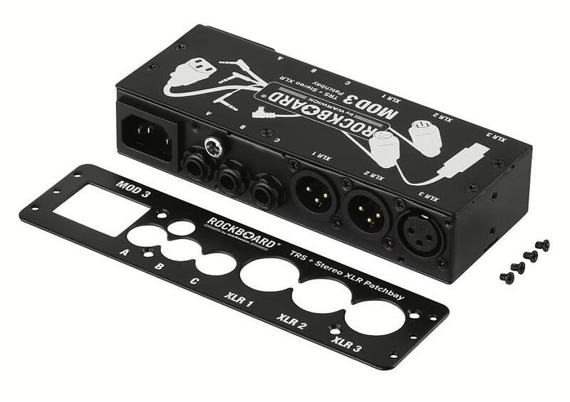 RockBoard MOD 3 V2 All-In-One TRS & XLR Patchbay for Vocalists & Acoustic Players