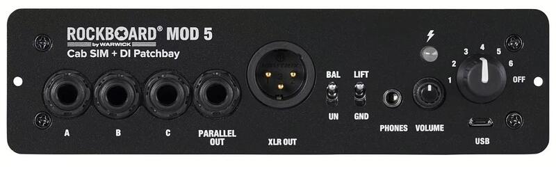 RockBoard MOD 5 Cab SIM + DI Patchbay