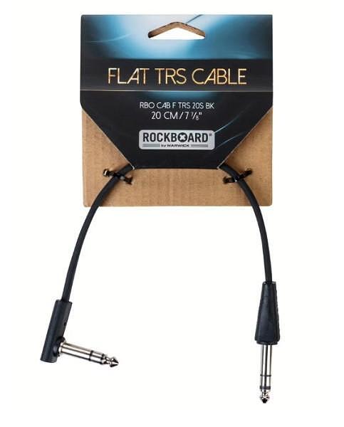RockBoard Flat TRS Cable Straight/Angled, 20 cm