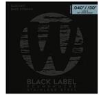 Warwick Black Label Bass String Set, Stainless Steel, 5-String, Low B, Medium Light, 040"/130"