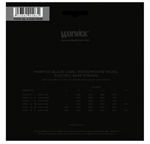 Warwick Black Label Bass String Set, Nickel Plated Steel, 4-String, Medium Light, 040"/100"