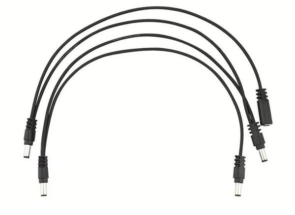 RockBoard Flat Daisy Chain Cable, Straight, 4 Outs
