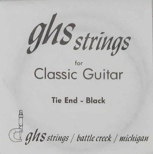 GHS Tie End Regular Classics Single String, Black Nylon 032"