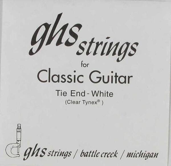 GHS Tie End Regular Classics Single String, Clear Nylon 040"