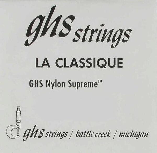 GHS La Classique Nylon Supreme Trebles Single String, 029"
