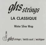 GHS La Classique Winter Silver Basses Single String, 028"