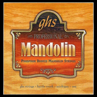 GHS Phosphor Bronze Mandolin Strings, Loop End, Light 010"-036"