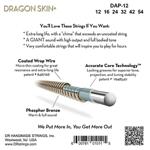DR Strings Dragon Skin+ Acoustic Phosphor Bronze Light 012"/054"