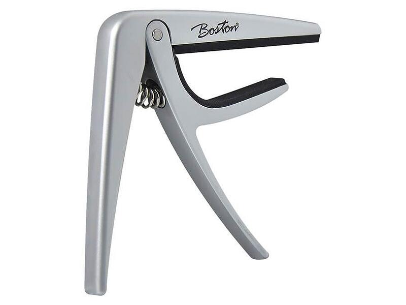 Boston Spring Loaded Capo For Classical Guitar, Titanium