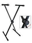 Boston Keyboard Stand, X-model, Twist Lock, Black