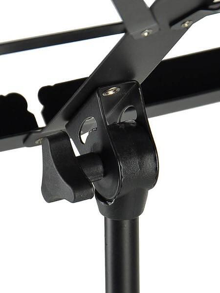 Boston Music Stand, Foldable, Including Bag, Black