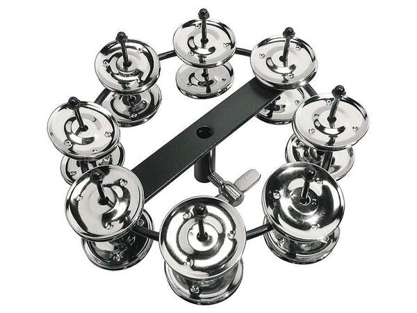 Hayman Hi-Hat Tambourine, Metal, 16 Zils