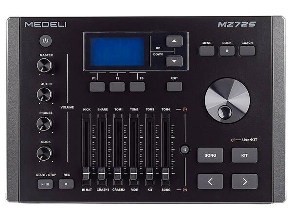 Medeli MZ725 Digital Drum Kit, All Mesh Heads, XL Setup