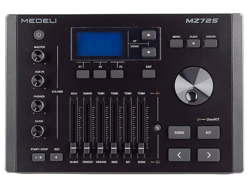 Medeli MZ725 Digital Drum Kit, All Mesh Heads, XL Setup