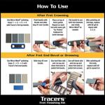 Music Nomad Tracers Fret Finishing Kit, 6pcs