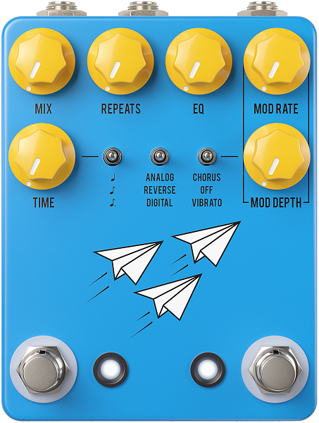 JHS Pedals Flight Delay Blue