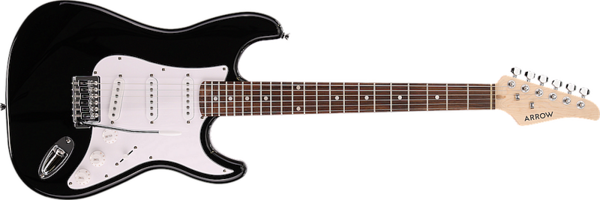 Arrow Tonecaster ST111 Electric Guitar, Snow White, Rosewood/White-Copy