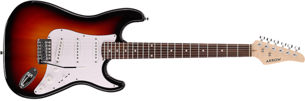 Електрическа китара Arrow Tonecaster ST111, Abyss Black, Rosewood/White-Copy