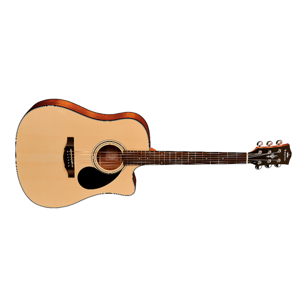 Kepma Guitars PLYTONE SERIES - EDC+ Dreadnought Acoustic Guitar, Natural
